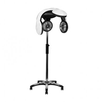 Professional hairdressing infrazone GABBIANO 938 with stand, white color 1