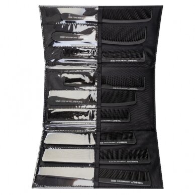 Comb set TONI & GUY CARBON N-20 (9 pcs.) With case 1