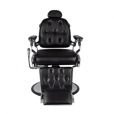 Profesionali barberio kėdė kirpykloms ir grožio salonams GABBIANO PIETRO, juodos spalvos 5