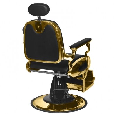 Professional barbers and beauty salons haircut chair GABBIANO FRANSESCO, black color 1