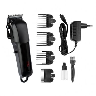 Professional hair clipper KES-888B, black color