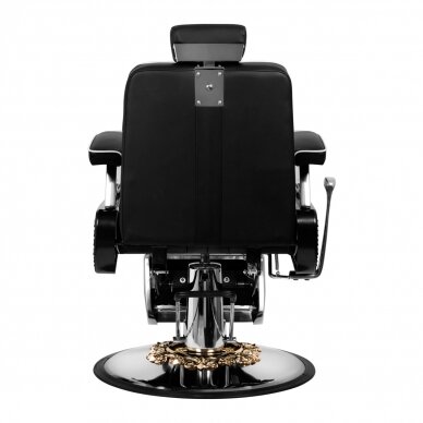 Professional barber chair for hairdressers and beauty salons GABBIANO LIVIO, black color 7