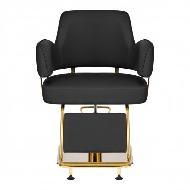 Professional hairdressing chair GABBIANO LINZ, black-gold 2