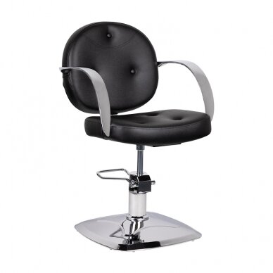 Professional hairdressing chair GABBIANO ASTI, black color