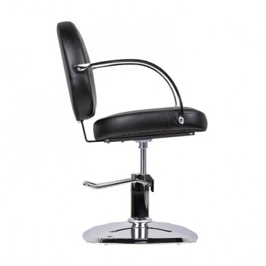 Professional hairdressing chair GABBIANO ASTI, black color 2