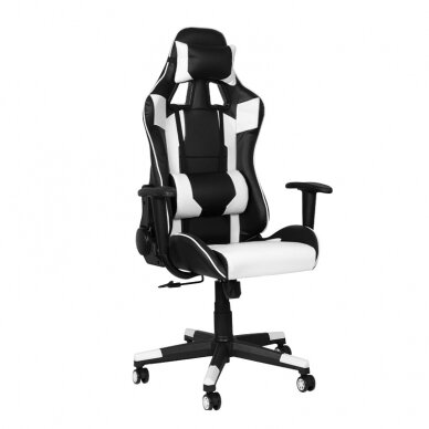 Office and computer gaming chair PREMIUM 916, black - white