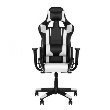 Office and computer gaming chair PREMIUM 916, black - white 2