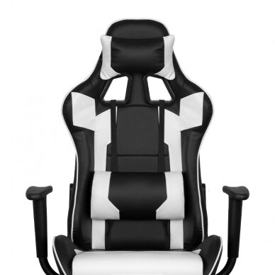 Office and computer gaming chair PREMIUM 916, black - white 4