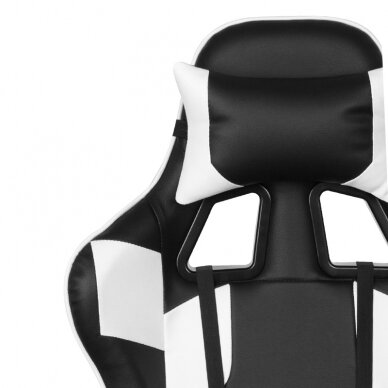 Office and computer gaming chair PREMIUM 916, black - white 6