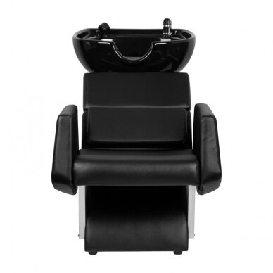 Professional hairdresser sink GABBIANO SANTIAGO, black color 2