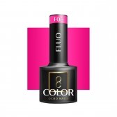 Стойкий гибридный лак для маникюра OCHO NAILS FLUO F06, 5 г.