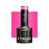 Стойкий гибридный лак для маникюра OCHO NAILS FLUO F08, 5 г.