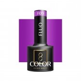 Стойкий гибридный лак для маникюра OCHO NAILS FLUO F09, 5 г.