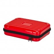 Barber hairdressing case, red color