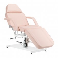 Professional hydraulic cosmetology bed BASIC 210, pink color