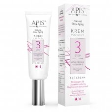 APIS SLOW AGING atjauninantis ir švytėjimo suteikiantis paakių kremas STEP 3, 15 ml