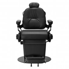 Professional barber chair for hairdressers and beauty salons GABBIANO DUKE, black color