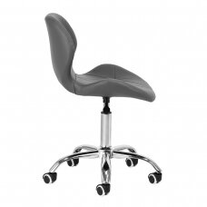 Professional beauty salon chair with wheels QS-06, gray color