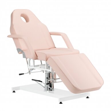 Professional hydraulic cosmetology bed BASIC 210, pink color 1