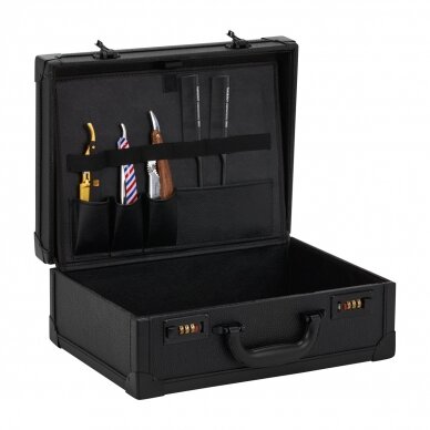 Hairdresser's and barber's suitcase for tools, black color 4