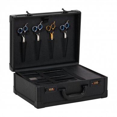 Hairdresser's and barber's suitcase for tools, black color 6