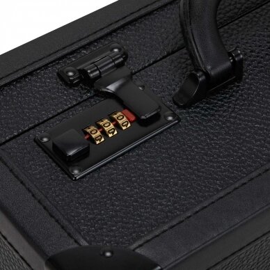 Hairdresser's and barber's suitcase for tools, black color 10