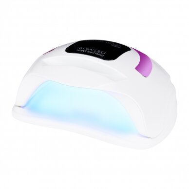 Professional UV/LED nail lamp for manicure Dual Led Glow S1, 168W, white color