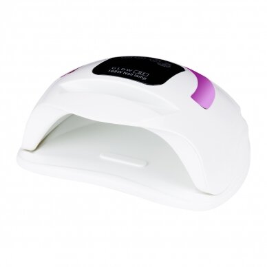 Professional UV/LED nail lamp for manicure Dual Led Glow S1, 168W, white color 1