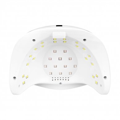 Profesionali UV/LED nagų lempa manikiūrui Dual Led Glow S1, 168W, baltos spalvos 4