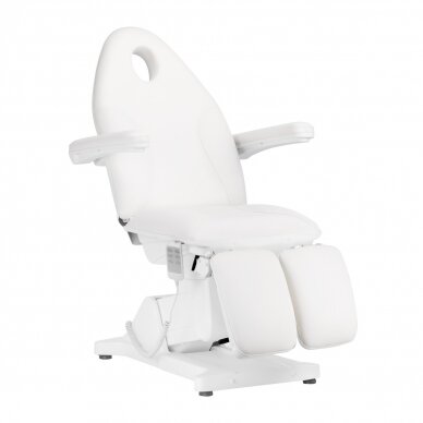 Professional electric pedicure bed SILLON BASIC PEDI, 3 motors, white color 2