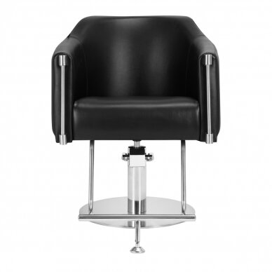 Professional hairdressing chair GABBIANO BURGOS, black color 1