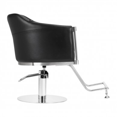 Professional hairdressing chair GABBIANO BURGOS, black color 2