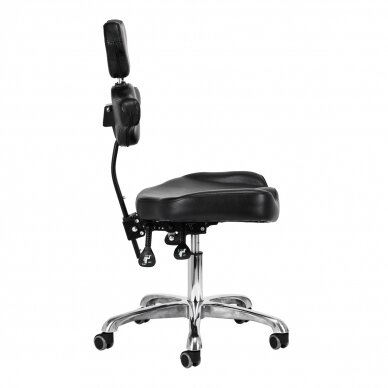 Professional masters chair for tattoo artists and beauty salons PRO-INK 973, black color 2