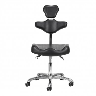 Professional masters chair for tattoo artists and beauty salons PRO-INK 973, black color 4