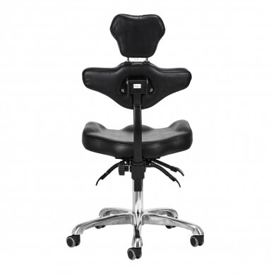 Professional masters chair for tattoo artists and beauty salons PRO-INK 973, black color 5