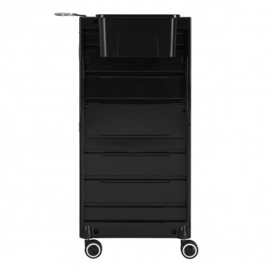 Professional barber trolley GABBIANO 68A, black color 3