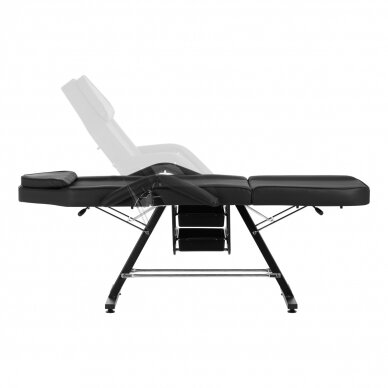 Profesionali kosmetologinė lova-kėdė grožio procedūroms SILLON, juodos spalvos 3