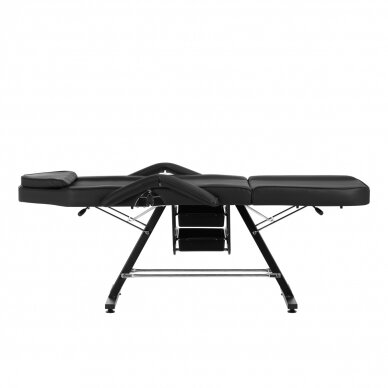 Profesionali kosmetologinė lova-kėdė grožio procedūroms SILLON, juodos spalvos 4
