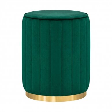 Pouffe chair for waiting rooms POUFFE YF-T11, green velvet