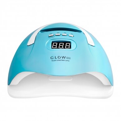 Professional UV/LED nail lamp for manicure GLOW F2 BP 220W, turquoise color 2