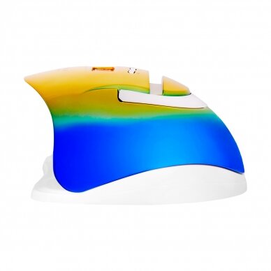 Professional UV/LED nail lamp for manicure GLOW F2 ZN 220W, gold/blue colors 4