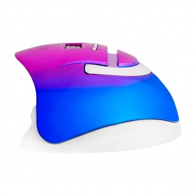 Professional UV/LED nail lamp for manicure GLOW F2 RN 220W, fuchsia/blue color 4