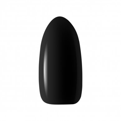 OCHO NAILS стойкий гибридный лак для маникюра BLACK 002, 5 г. 1