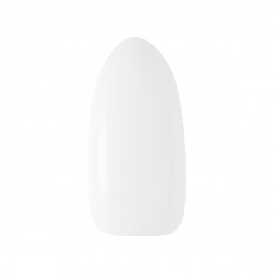 OCHO NAILS ilgalaikis hibridinis nagų lakas manikiūrui WHITE 001, 5 g. 1