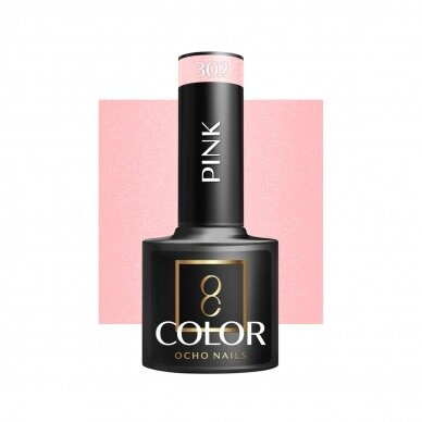 OCHO NAILS long-lasting hybrid nail polish for manicure PINK 302, 5 g.