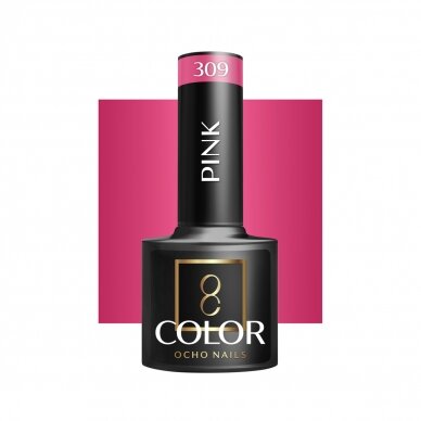 OCHO NAILS long-lasting hybrid nail polish for manicure PINK 309, 5 g.