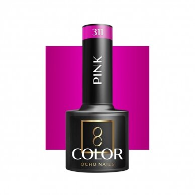 Стойкий гибридный лак для маникюра OCHO NAILS PINK 311, 5 г.