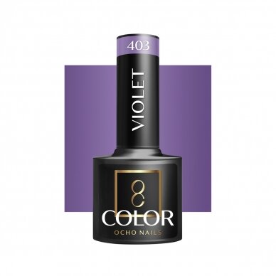 OCHO NAILS long-lasting hybrid nail polish for manicure VIOLET 403, 5 g.