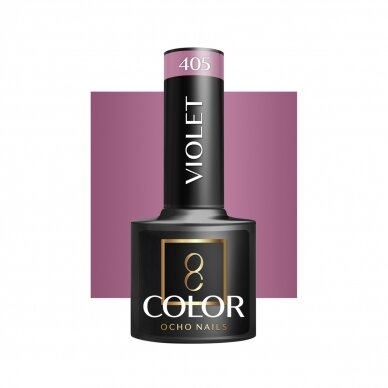 OCHO NAILS long-lasting hybrid nail polish for manicure VIOLET 405, 5 g.