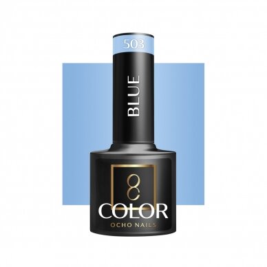 OCHO NAILS long-lasting hybrid nail polish for manicure BLUE 503, 5 g.